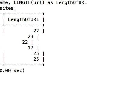 SQL LEN() 函数-SQL命令大全ROED容易得分享