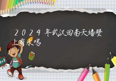 2024年武汉回南天墙壁上有水吗-ROED容易得分享