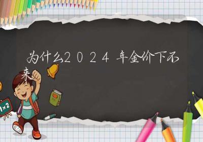 为什么2024年金价下不来-ROED容易得分享
