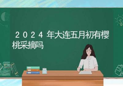 2024年大连五月初有樱桃采摘吗-ROED容易得分享