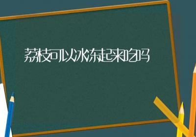 荔枝可以冰冻起来吃吗-ROED容易得分享